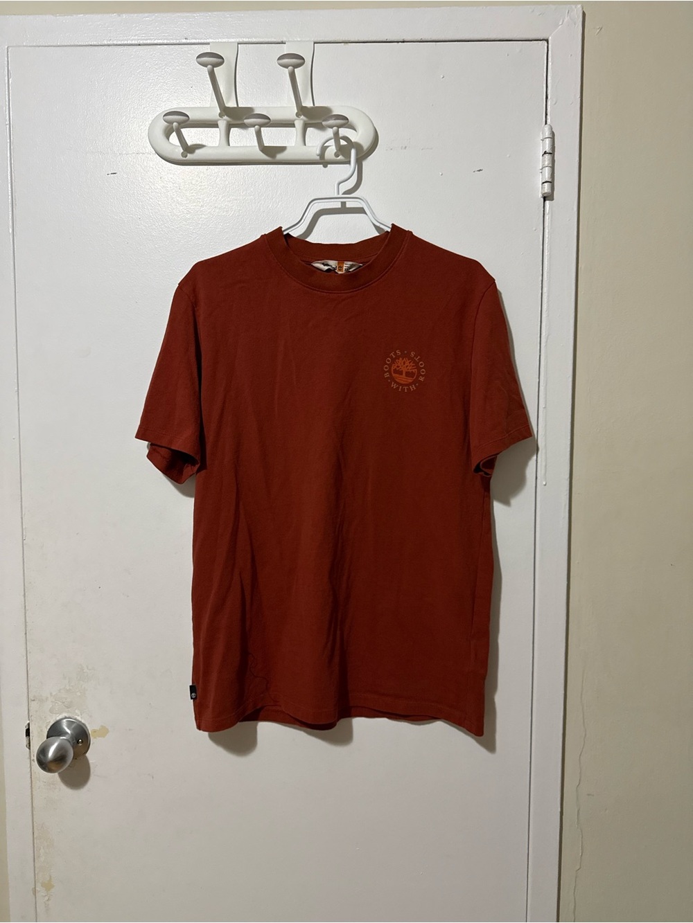 Timberland Men's Short-Sleeve Crewneck T-Shirt in Rust